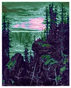 Die Niagarafälle, Illustration aus 