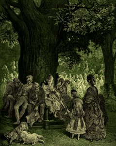 Der große Baum - Kensington Gardens von Gustave Dore