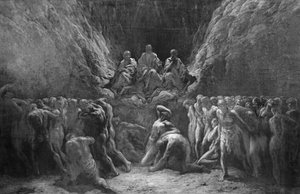 Das Jüngste Gericht, auch bekannt als Die Drei Richter der Hölle, Minos, Hades und Rhadamanthus