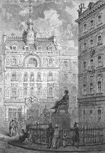 Das Denkmal für George Peabody, 1872 von Gustave Dore