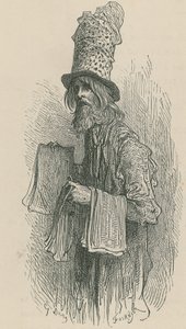 Der Zeitungsverkäufer von Gustave Dore