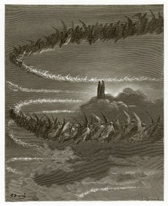 Die Geister im Jupiter von Gustave Dore