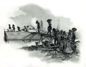 Kohlearbeiter in den Schmieden von Ivry-sur-Seine von Gustave Fraipont