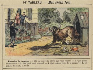Mein Hund Tom (Farblithografie) von Gustave Fraipont
