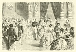 Quadrille-Tanz auf einem französischen Hofball von Gustave Janet