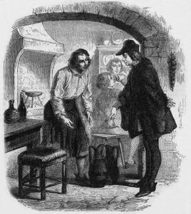 Francois Villon in einer Taverne