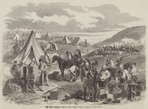 Das Lager der 10. Husaren auf der Krim von Gustave Janet