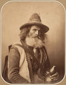[Ein italienischer Straßenmusiker], ca. 1856 von Gustave Le Gray