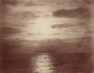 Sonnenwirkung in den Wolken-Ozean von Gustave Le Gray