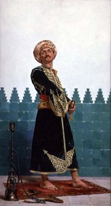 Ein arabischer Wächter von Gustave Leon Antoine Marie Popelin