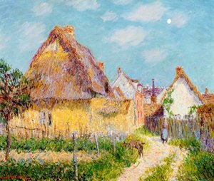 Hütte in Le Vaudreuil, 1903 von Gustave Loiseau