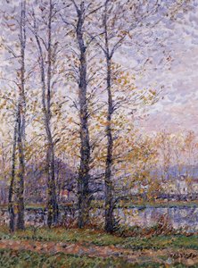 Die Ufer der Oise bei Precy von Gustave Loiseau