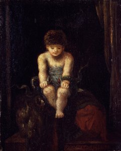Herkuleskind, das die Schlangen erwürgt von Gustave Moreau