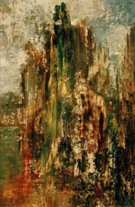 Landschaft. Skizze (am Sphinx) von Gustave Moreau