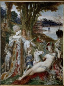 Die Einhörner von Gustave Moreau