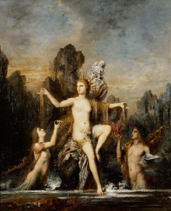 Venus, die aus dem Meer steigt