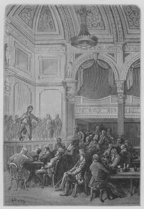 Café-Konzert von Gustave after Dore