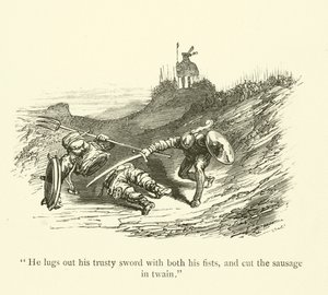Illustration für die Werke von Rabelais von Gustave after Dore
