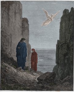 Purgatorio, Canto 19: Die Dichter steigen in den fünften Kreis auf, Illustration aus Die Göttliche Komödie von Dante Alighieri, 1885 von Gustave after Dore