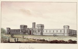 Gefängnis in Pennsylvania, 1831 von Gustave de Beaumont