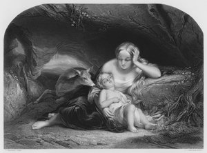 Genoveva von Brabant, nach dem Bild in der königlichen Sammlung