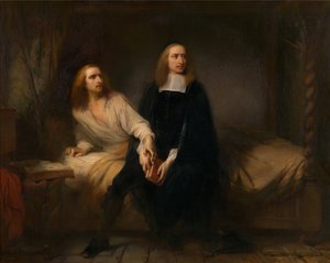 Die De-Witt-Brüder in Gefangenschaft von Gustave or Gustaaf Wappers