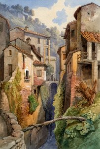 Lucca, Toskana, Italien, 1850 von Gustavo Witting