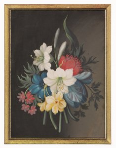 Stillleben eines Blumenstraußes von Gustavus Hamilton
