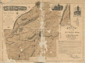 Floyd County, Ga. umfasst 512 Quadratmeilen der malerischsten und fruchtbarsten Ländereien, die dem Staat von den Cherokee-Indianern zugestanden wurden