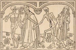 Der Tod nimmt den Bischof und den Edelmann, aus 
