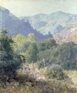 Blick auf die San Gabriel Mountains von Guy Rose