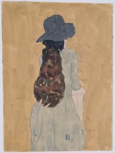 Figur in der Kirche von Gwen John