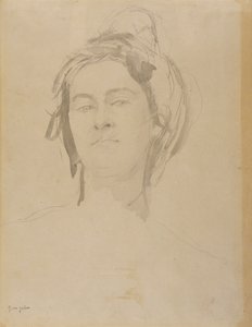 Kopf einer jungen Frau von Gwen John