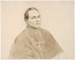 Porträt eines Kardinals von Gwen John