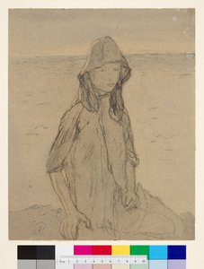 Studie eines Mädchens von Gwen John