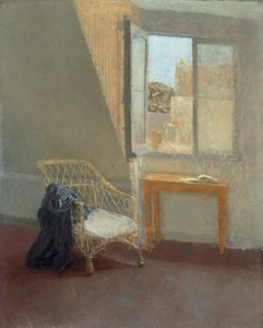 Eine Ecke des Künstlerzimmers, 1907-09 von Gwendolen Mary John