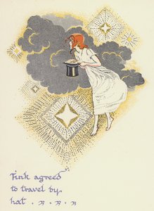 Peter Pan und Wendy: Tink stimmte zu, im Hut zu reisen