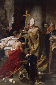 Die Taufe von Vajk von Gyula Benczúr