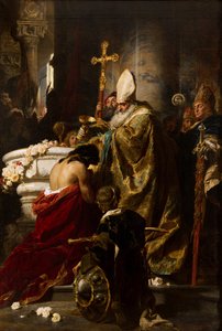 Die Taufe von Vajk von Gyula Benczúr