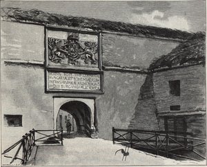 Das Tor der alten Festung in Komárno, 1890er Jahre von Gyula Háry