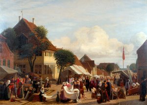 Ein Markttag in Fredericia von H.J. Hammer