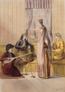 Eine armenische Braut, graviert von Charles Parsons, 1862 von H.J. van Lennep