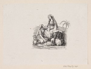 Illustration zu "Den fliegenden Koffer" in H.C. Andersen, "Märchen und Geschichten", Band 1 von H.P. Hansen
