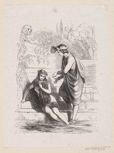 Illustration zu "Die kleine Meerjungfrau" in H.C. Andersen, "Märchen und Geschichten", Band 1 von H.P. Hansen
