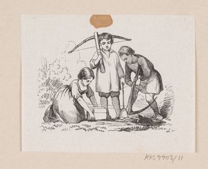 Illustration zu "Den lille Idas Blomster" in H.C. Andersen, "Märchen und Geschichten", Band 1 von H.P. Hansen