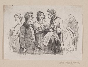 Illustration zu "Es ist ganz gewiss" in H.C. Andersen, "Märchen und Geschichten", Band 2 von H.P. Hansen