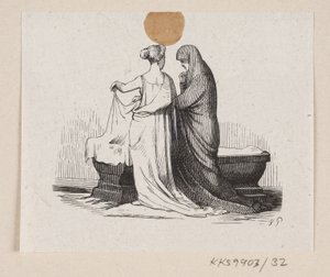 Illustration zu "Lykkens Kalosker" in H.C. Andersen, "Märchen und Geschichten", Band 1 von H.P. Hansen
