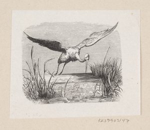 Illustration zu "Die Störche" in H.C. Andersen, "Märchen und Geschichten", Band 1