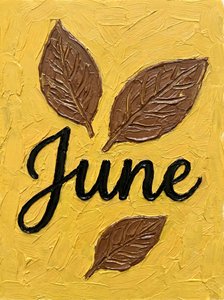Juni Goldene Blätter