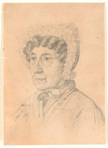 Porträt einer älteren Dame, möglicherweise die Mutter von Konsul Bravo von H.W. Bissen